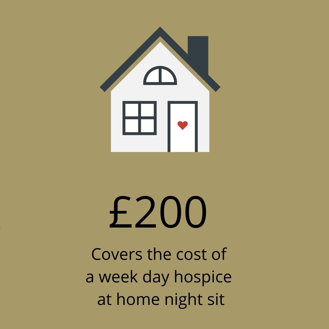 The cost of a hospice at home night sit