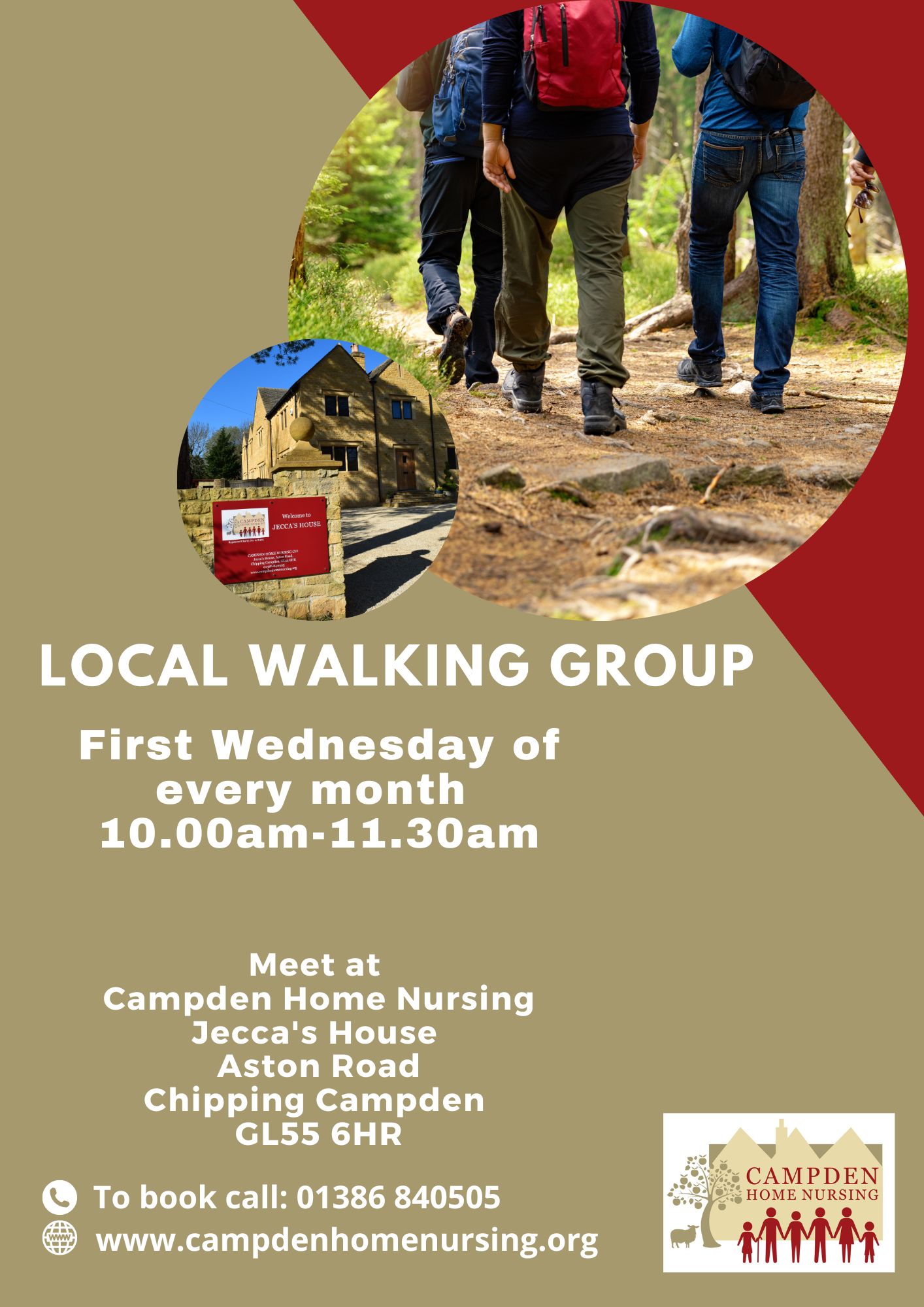 Walking group poster