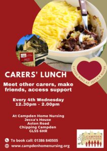 Carer's lunch poster